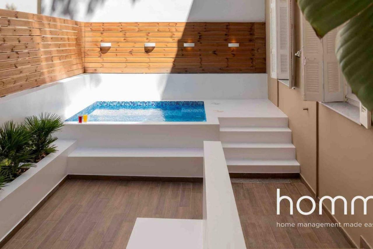 Nemeseos 1St Floor Homm Apartment With Roof Garden And Wading Pool Athens Luaran gambar