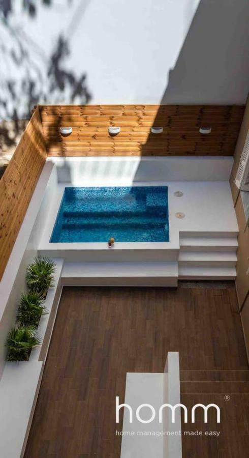 Nemeseos 1St Floor Homm Apartment With Roof Garden And Wading Pool Athens Luaran gambar